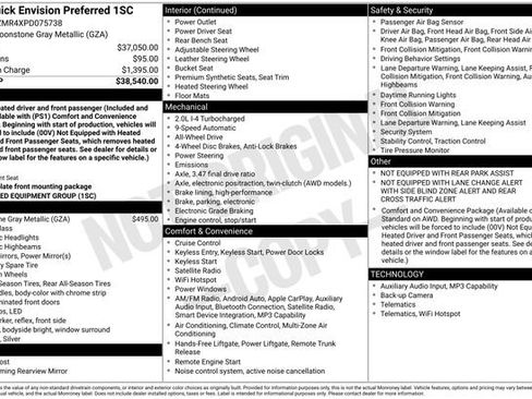 Certified 2023 Buick Envision Preferred AWD/4WD image 6