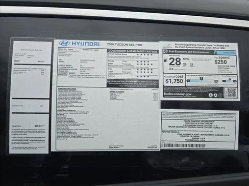 New 2026 Hyundai Tucson SEL image 20