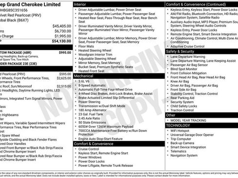 New 2025 Jeep Grand Cherokee Limited w/ Trailer Tow Package image 5