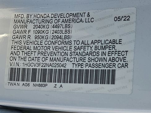 Used 2022 Honda Accord Sport image 28