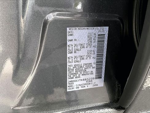 New 2026 Nissan Frontier Pro-X RWD image 22