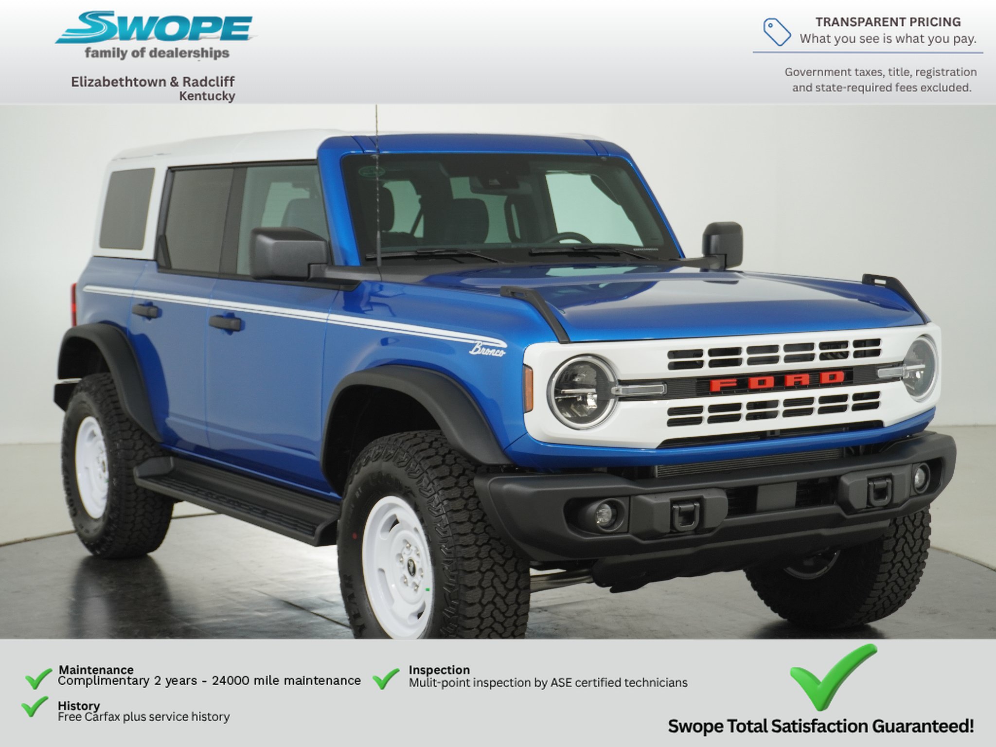 New 2026 Ford Bronco Heritage Edition AWD/4WD image 1