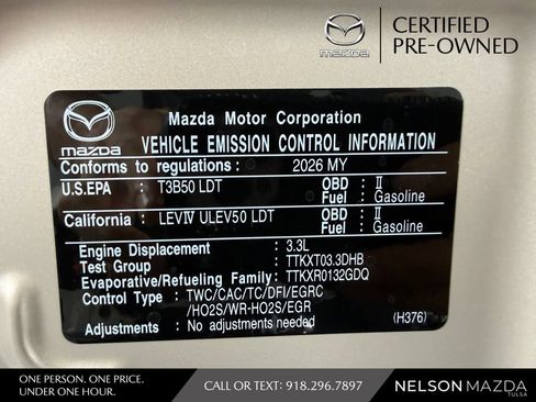 Certified 2026 MAZDA CX-90 3.3 Turbo w/ Premium Sport Pkg AWD/4WD image 58