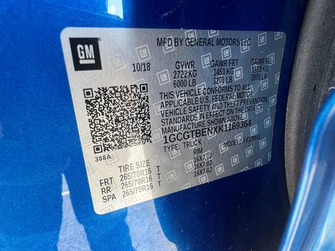 Used 2019 Chevrolet Colorado W/T w/ WT Convenience Package image 31