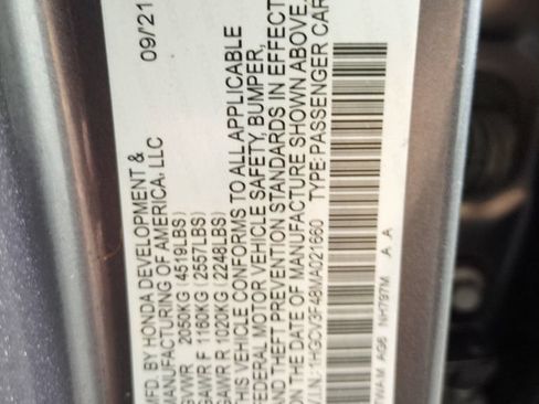 Used 2021 Honda Accord EX image 29