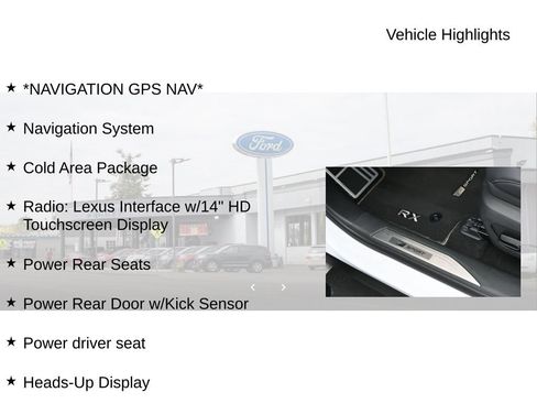 Used 2023 Lexus RX 500h F Sport w/ Cold Area Package AWD/4WD image 20