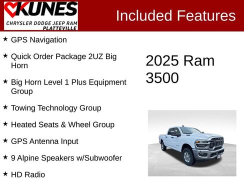 New 2025 RAM 3500 Big Horn image 2