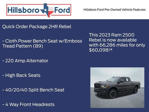 Used 2023 RAM 2500 Rebel w/ Level 2 Equipment Group AWD/4WD image 3