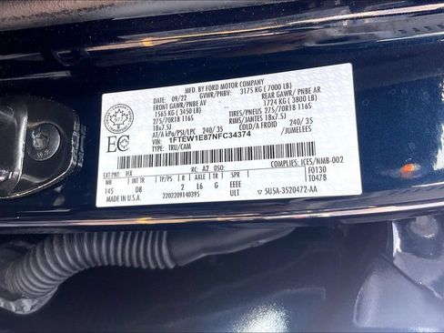 Certified 2022 Ford F150 Tremor w/ Trailer Tow Package AWD/4WD image 33