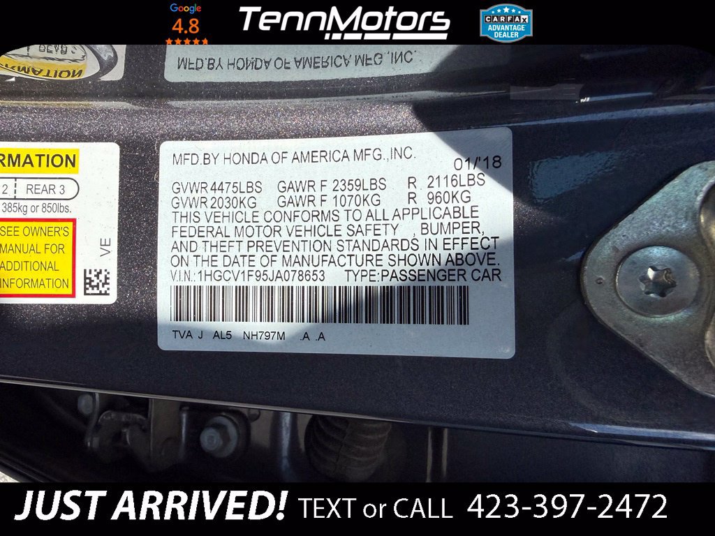 Used 2018 Honda Accord Touring image 27