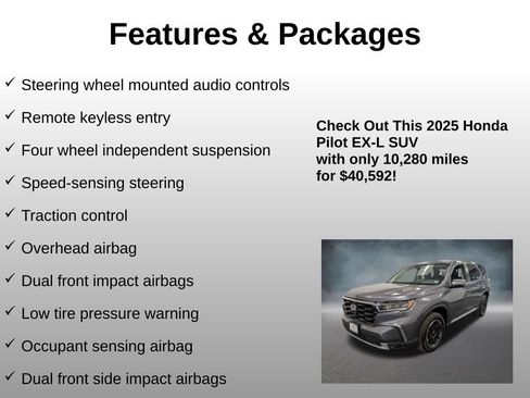 Certified 2025 Honda Pilot EX-L image 12