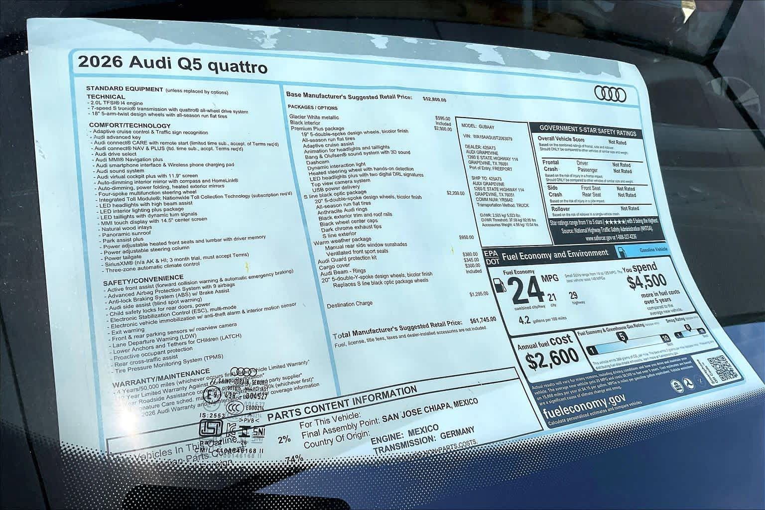 New 2026 Audi Q5 Premium w/ Premium Plus AWD/4WD image 19