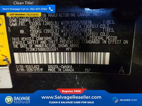 Used 2008 Lexus RX 350 AWD image 17