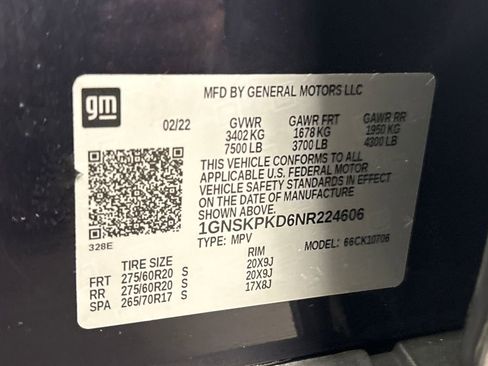 Used 2022 Chevrolet Tahoe Z71 w/ Z71 Off-Road Package image 30