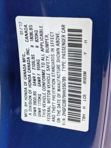 Used 2017 Honda Civic EX-L image 30