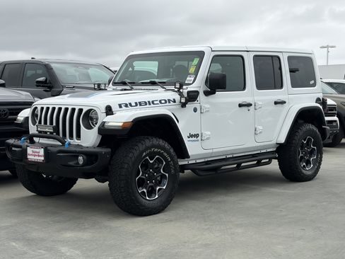 Used 2022 Jeep Wrangler Unlimited Rubicon 4xe w/ Steel Bumper Group AWD/4WD image 6