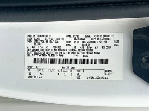 Used 2020 Ford F250 Lariat w/ Lariat Value Package image 27