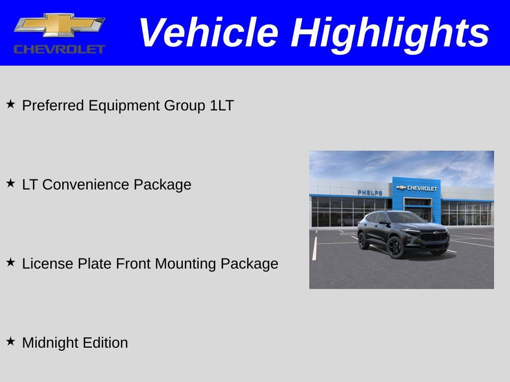 New 2026 Chevrolet Trax LT w/ Midnight Edition FWD image 2