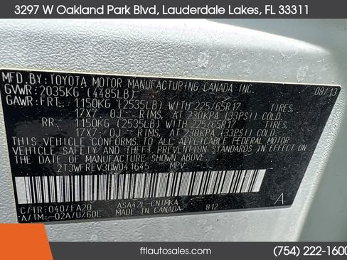 Used 2013 Toyota RAV4 XLE FWD image 61