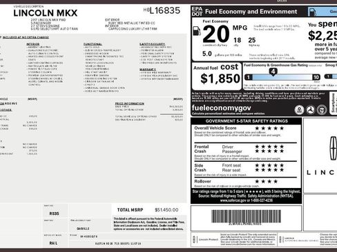 Used 2017 Lincoln MKX Reserve w/ Lincoln MKX Climate Package FWD image 2
