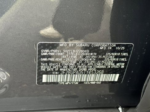 New 2026 Subaru Outback Premium image 27