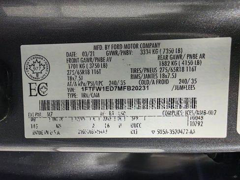Used 2021 Ford F150 XLT w/ XTR Package image 43