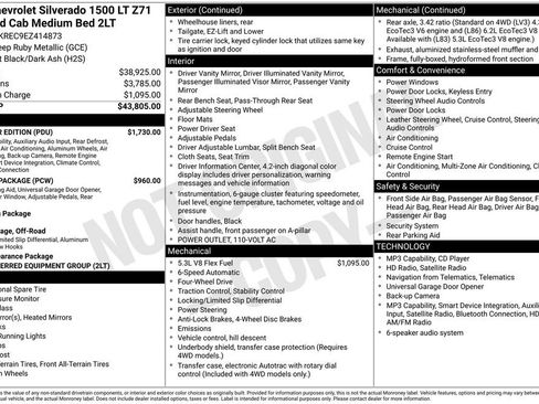 Used 2014 Chevrolet Silverado 1500 LT w/ All Star Edition AWD/4WD image 9