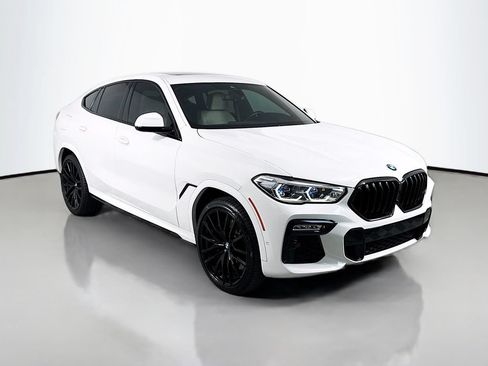 Used 2021 BMW X6 M50i w/ Executive Package AWD/4WD image 3