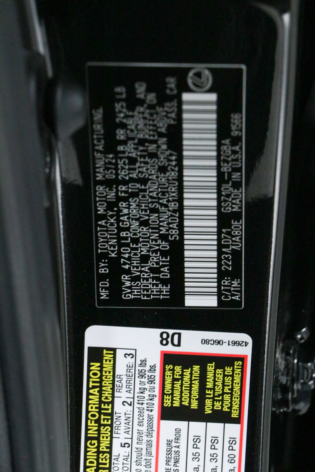 Used 2024 Lexus ES 350 w/ Premium Package FWD image 30