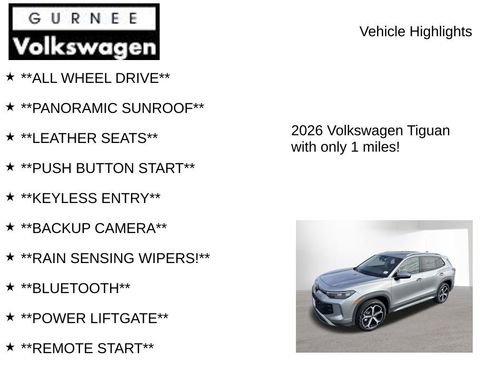 New 2026 Volkswagen Tiguan SE AWD/4WD image 7