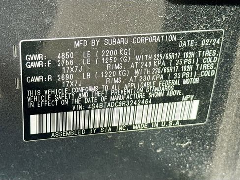 Used 2024 Subaru Outback Premium image 22