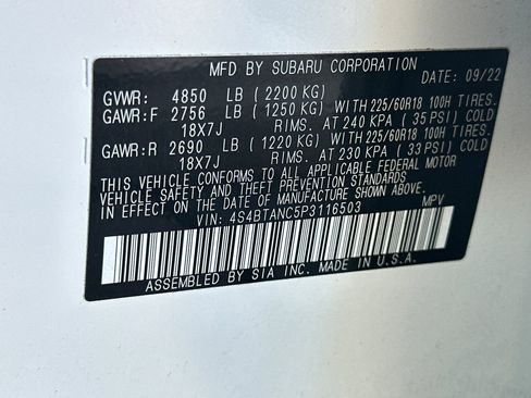 Certified 2023 Subaru Outback Limited image 31