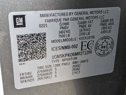 Used 2021 Chevrolet Tahoe Z71 w/ Z71 Off-Road Package image 7