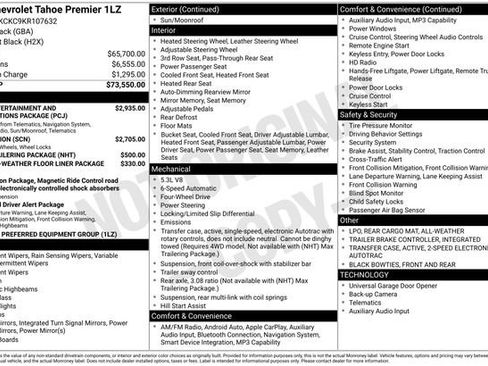 Used 2019 Chevrolet Tahoe Premier AWD/4WD image 5