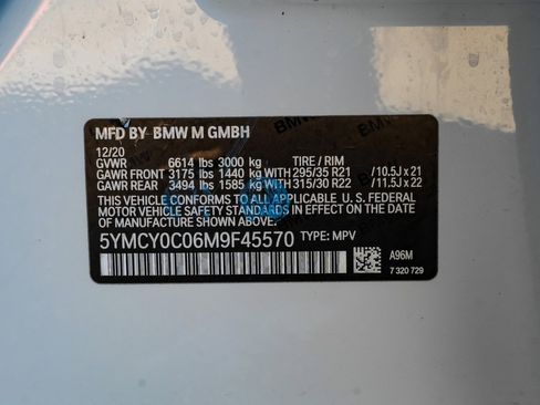 Used 2021 BMW X6 M w/ Competition Package image 67