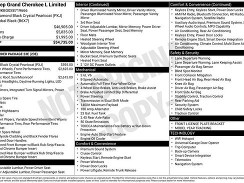 New 2025 Jeep Grand Cherokee L Limited image 3