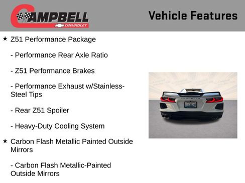 Used 2022 Chevrolet Corvette Stingray Premium Conv w/ Z51 Performance Package image 26