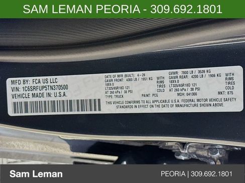 New 2026 RAM 1500 RHO AWD/4WD image 30