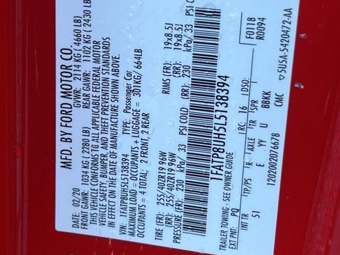 Used 2020 Ford Mustang Premium w/ Equipment Group 201A image 27