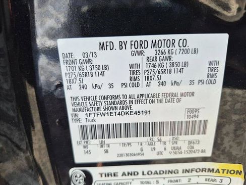 Used 2013 Ford F150 FX4 w/ Luxury Equipment Group AWD/4WD image 24