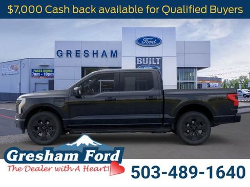 New 2025 Ford F150 Lightning Platinum w/ Dark Elements Package image 3