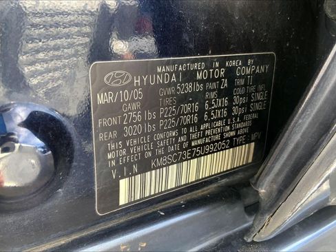 Used 2005 Hyundai Santa Fe GLS image 35