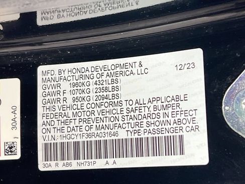 Certified 2024 Honda Accord EX image 34