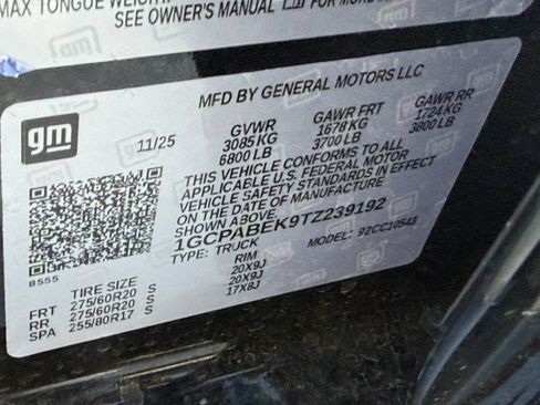 Certified 2026 Chevrolet Silverado 1500 Custom RWD image 50