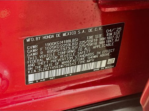 Used 2025 Honda HR-V Sport image 12