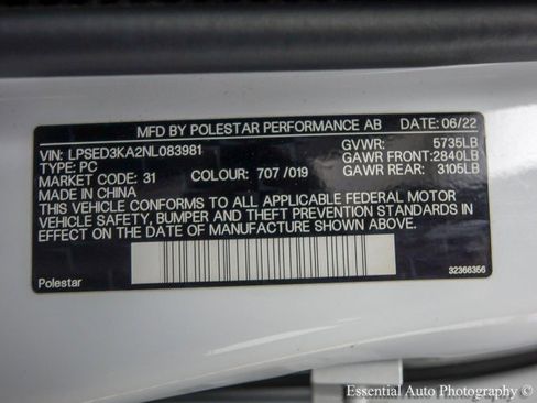 Used 2022 Polestar Polestar 2 w/ Performance Package image 30