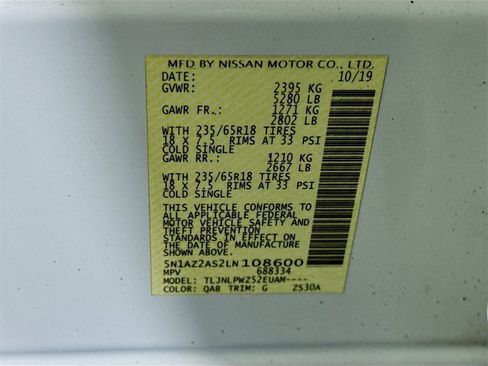 Used 2020 Nissan Murano S image 33