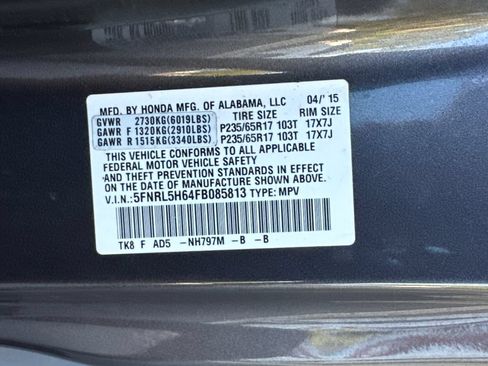 Used 2015 Honda Odyssey EX-L image 30