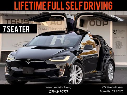 Used 2017 Tesla Model X 100D AWD/4WD image 1