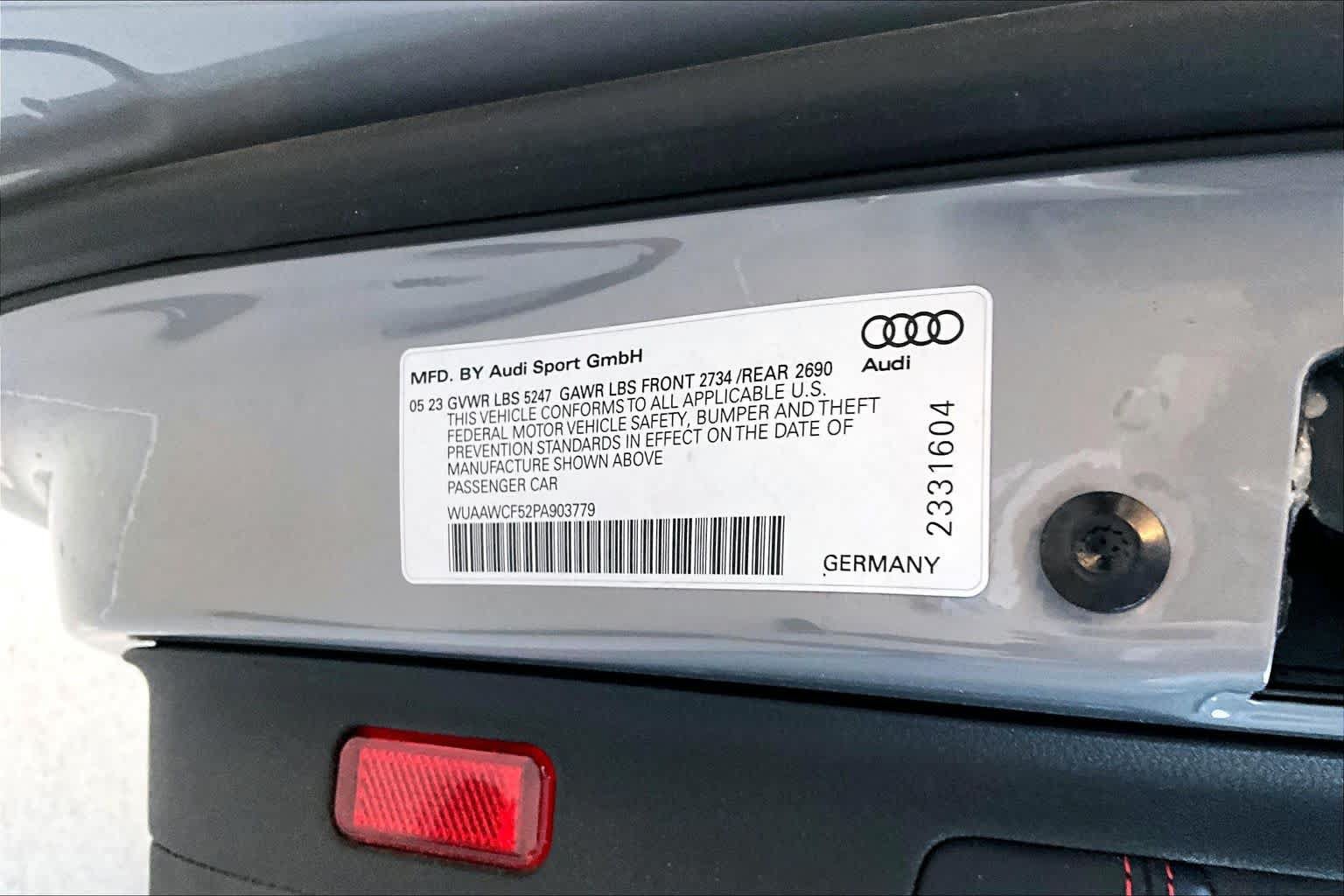 Certified 2023 Audi RS 5 Sportback w/ RS Driver Assistance Package AWD/4WD image 34